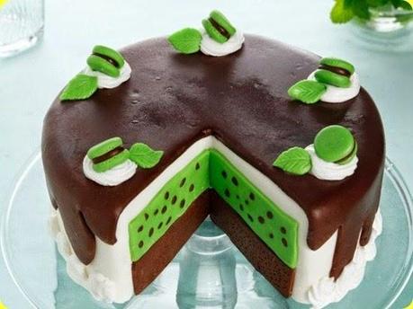 Torta cioccolato e menta