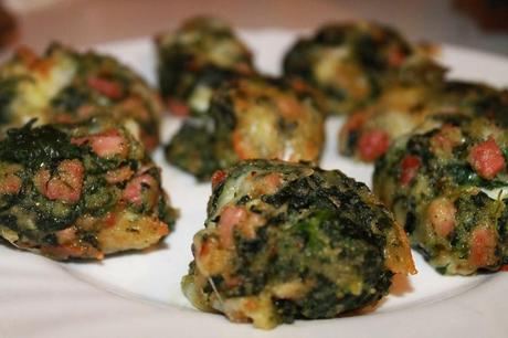 Polpette di spinaci