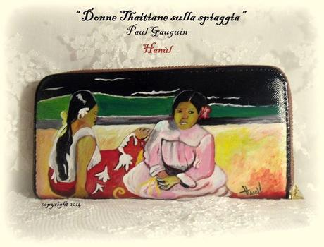 PORTAFOGLI DIPINTI A MANO; HAND-PAINTED WALLETS.