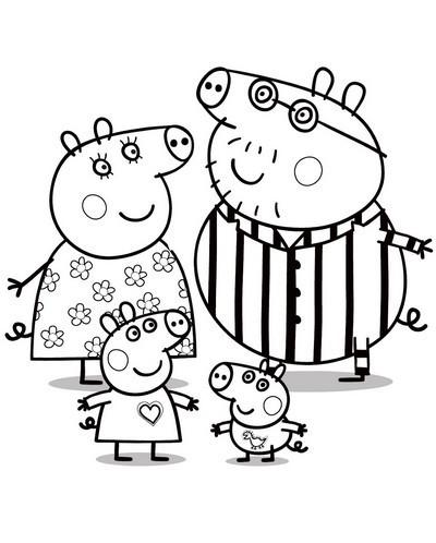 peppa-pig-con-la-sua-famiglia