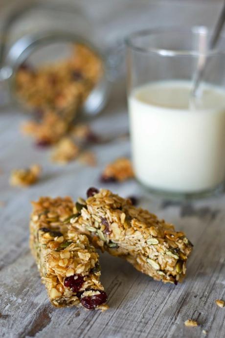 Barrette di granola d'avena