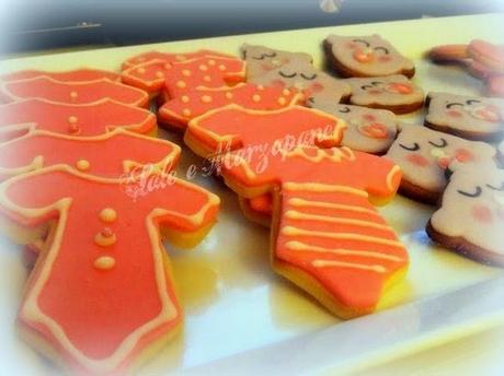 BISCOTTI DI PASTA FROLLA DECORATI...TEMA NASCITA!