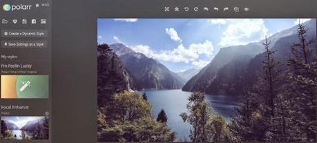 Polarr - web utility per modificare e ritoccare le foto