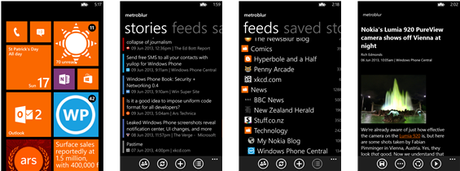 Metroblur, la vera alternativa a Google Reader | Per Windows Phone 8.x