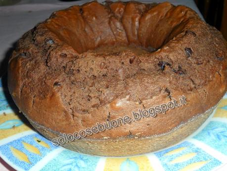 Torta con briciole di biscotti