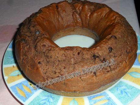 Torta con briciole di biscotti