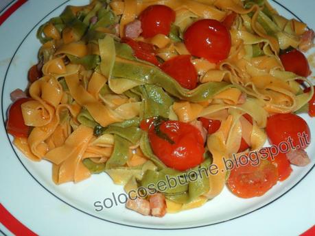 Tagliatelle tricolore