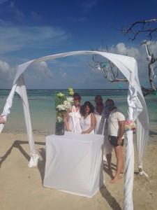 Matrimonio in Messico sulla spiaggia di Mahahual