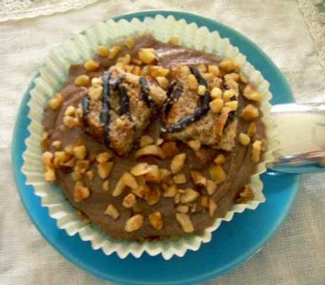 MINI TORTA RICOTTA E NUTELLA