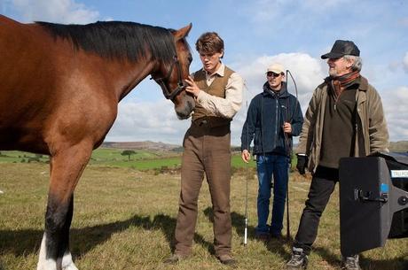 Spielberg sul set di 'War Horse' (stasera su Rete 4)