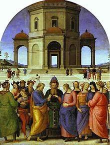Sposalizio della vergine, Raffaello's art work ( dipinto di Raffaello), Italian art