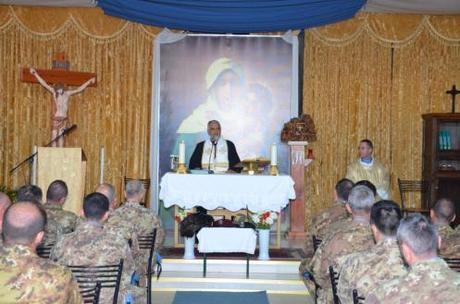 Libano/ Tiro, UNIFIL. Il Metropolita presiede la celebrazione per i Santi delle Specialità dell’Esercito Italiano