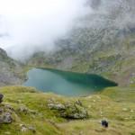 La salita al secondo lago...