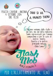SAM 2014: flash mob a sostegno dell’allattamento nelle Marche