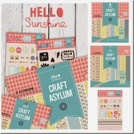 Craft Asylum - Hello Sunshine - scrapbooking