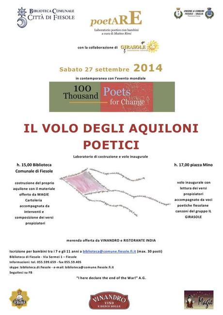 Il volo degli aquiloni poetici – Fiesole, 27/09/14