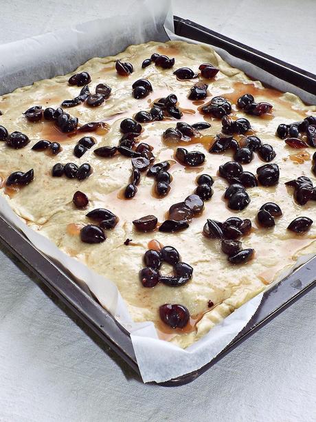 Schiacciata all'uva fragola a lievitazione naturale