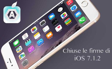 Apple chiude le firme di iOS 7.1.2