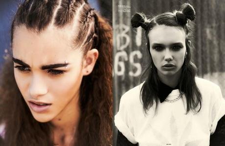 Sporty chic style: hair & make up