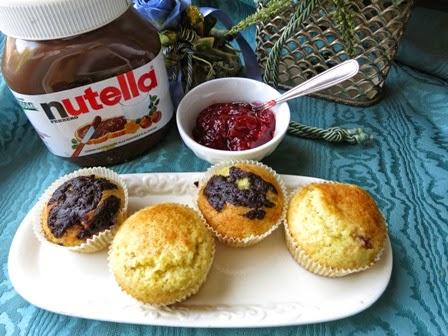 Mini Muffin alla fragola e Nutella