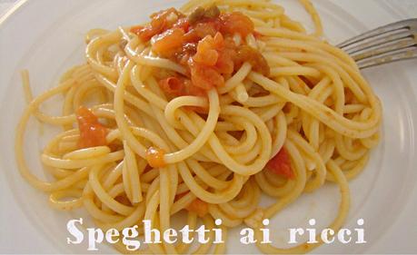 Spaghetti coi ricci!!