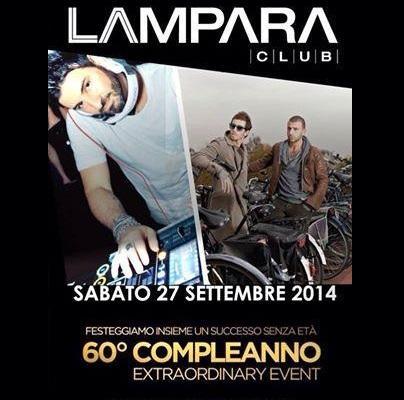 Sabato 27 settembre 2014 | Il 60° compleanno de  La Lampara .