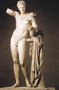 Prassitele, Hermes e Dioniso. Olimpia