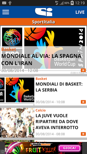  NOTIZIE SPORTIVE   le migliori app (in italiano) per Android