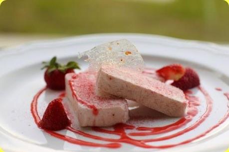 Semifreddo all'italiana con fragole