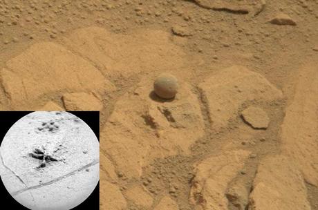 Insolite rocce sul suolo marziano(video: il rover Curiosity  sul monte Sharp)