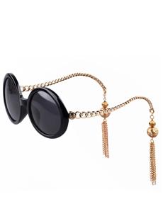 Charming Tassel Chain Round Women's Sunglasses