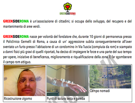 Green Side Roma. Nuova associazione di 'retaking' del territorio. Approfondite e aderite