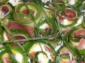 Zucchine, robiola prosciutto