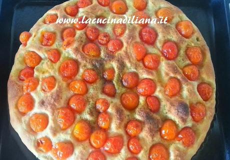 Focaccia Barese a lievitazione naturale (Pasta Madre)