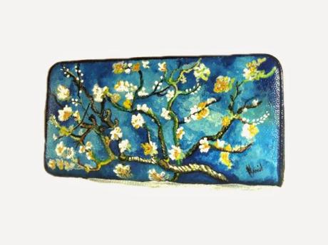 Portafogli dipinti a mano, hand-painted wallets