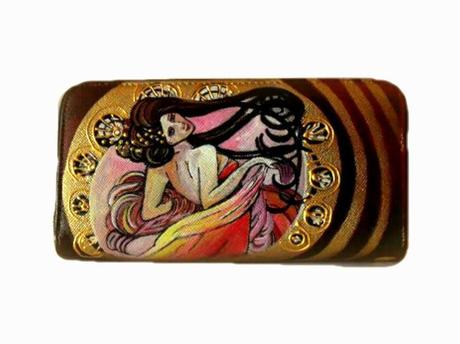 Portafogli dipinti a mano, hand-painted wallets