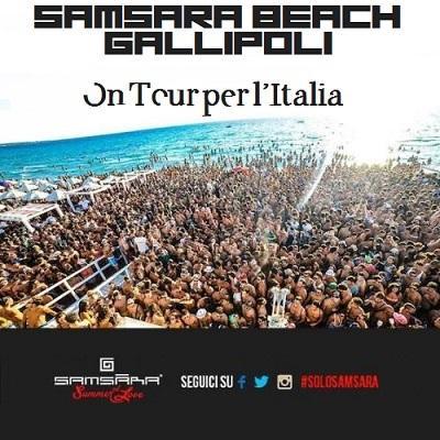 Samsara Beach Gallipoli  On Tour per l'Italia , stagione invernale 2014 - 2015. Prima data: Pisa 9 ottobre.