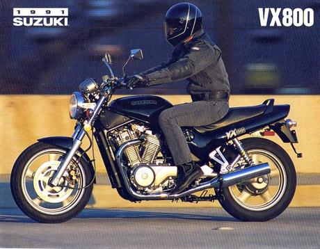 Vintage Brochures: Suzuki VX 800 1991 (Usa)