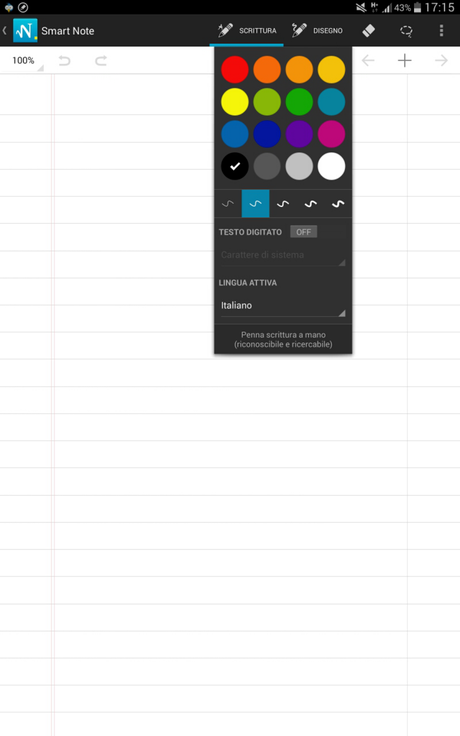 My Script Smart Note: scrivere e disegnare a mano libera su tablet.