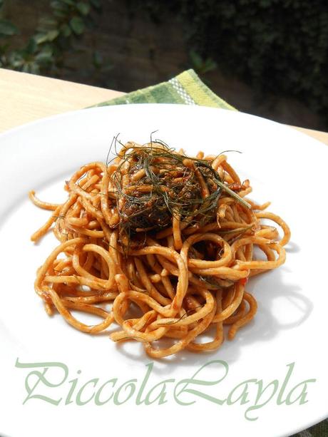 Pasta tumminia con pesto rosso al finocchietto (43)b