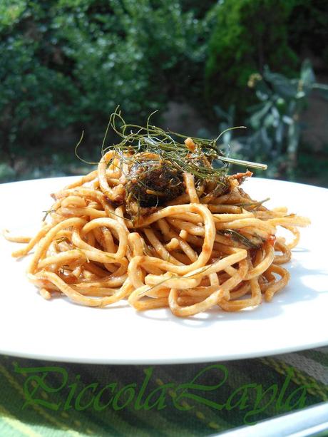 Pasta tumminia con pesto rosso al finocchietto (46)b