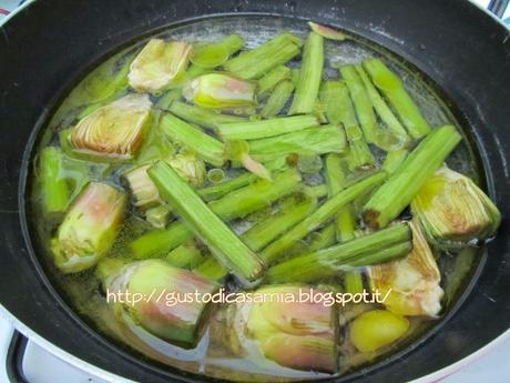 Pasta con i carciofi