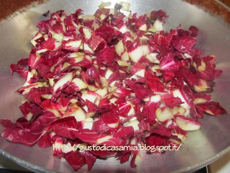 Gnocchi di patate con radicchio e panna