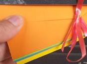 lungo biglietto multicolor