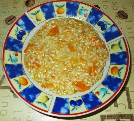 Risotto con la zucca