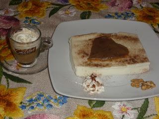 PANNA COTTA CON SALSA AL CAFFE' GINSENG