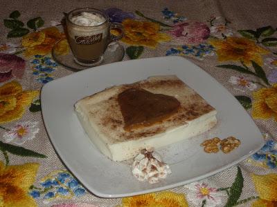 PANNA COTTA CON SALSA AL CAFFE' GINSENG