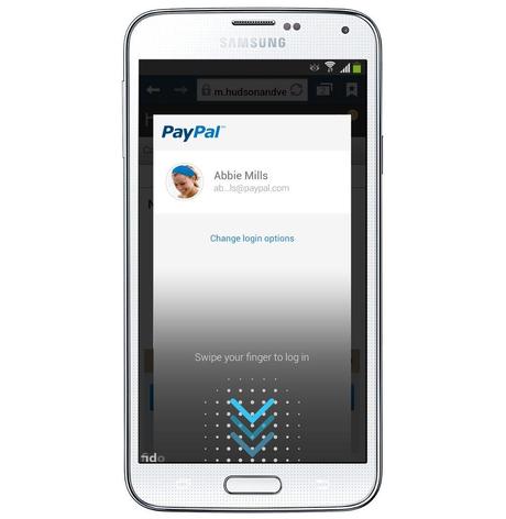 Paypal Samsung Galaxy S5 Biometric authentication PayPal e Samsung: gli accordi avrebbero influenzato Apple Pay news applicazioni  samsung galaxy s5 samsung Rumors paypal impronte digitali eBay Apple vs Samsung Apple Pay apple 