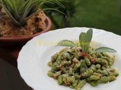 Spätzle spinaci burro, salvia prosciutto croccante