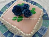 Torta crema cacao roselline